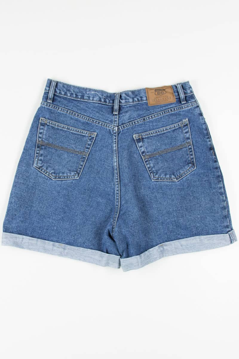 Women's Vintage Route 66 Denim Shorts 339 (sz. 15/16)