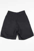 Women's Vintage Black Denim Shorts 345 (sz. 10)