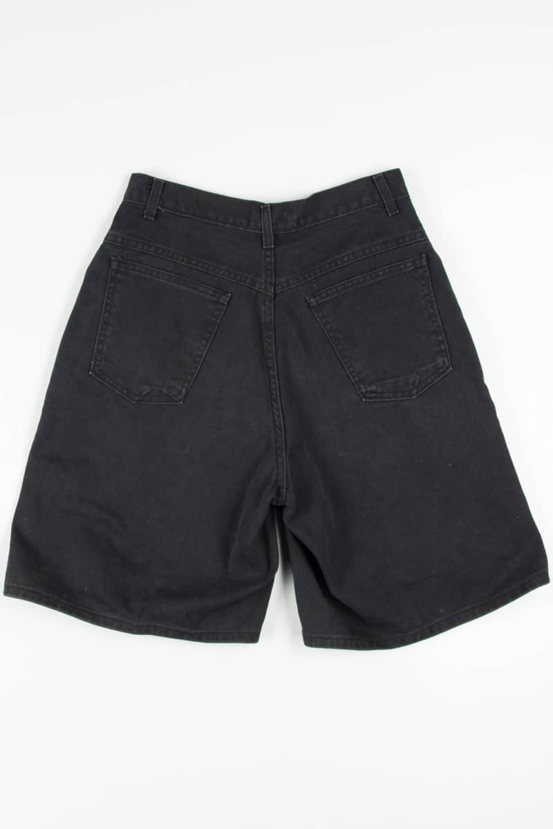 Women's Vintage Black Denim Shorts 345 (sz. 10)
