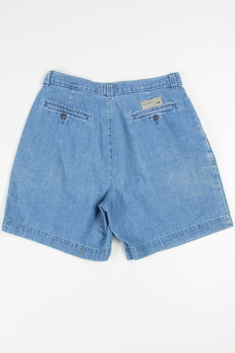 Women's Vintage Pleated Lee Denim Shorts 346 (sz. 31)