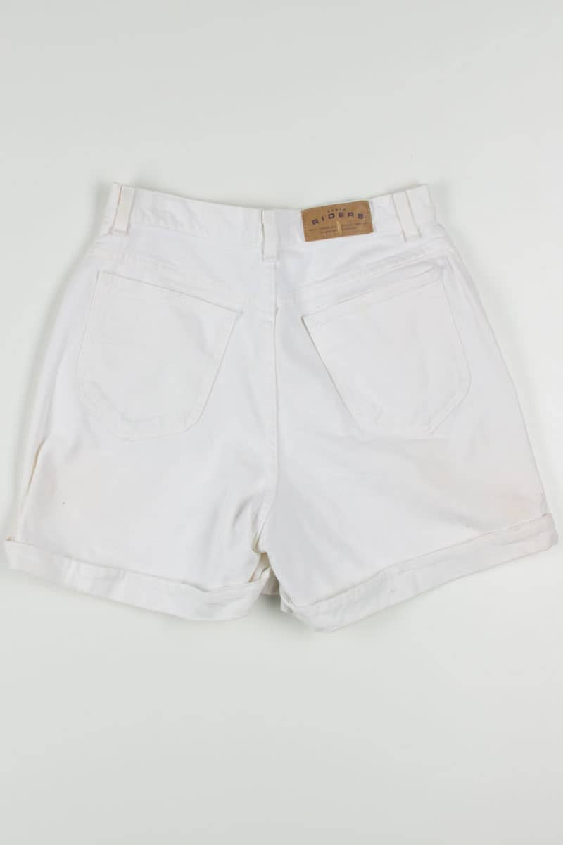 Women's Vintage White Riders Denim Shorts 349 (sz. 10 M)