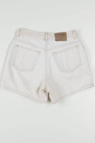 Women's Vintage Cream Denim Shorts 352 (sz. 10)