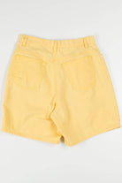 Women's Vintage Yellow Denim Shorts 359 (sz. 14)