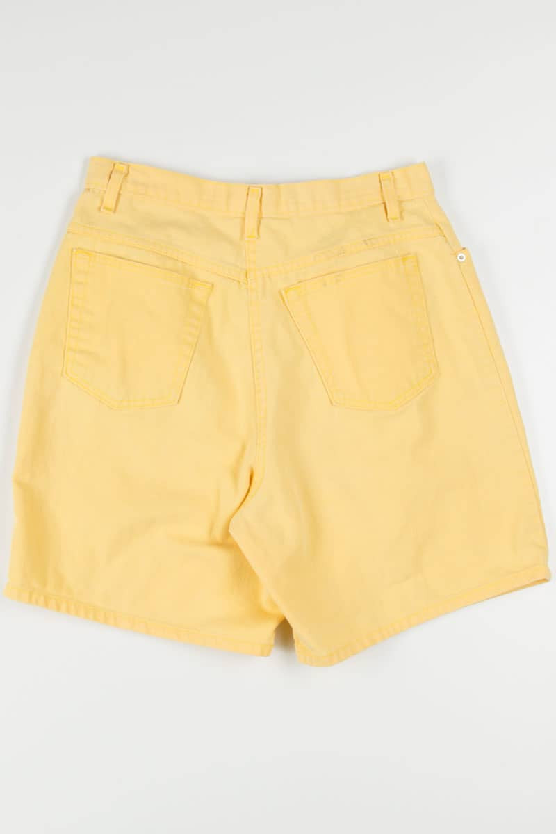 Women's Vintage Yellow Denim Shorts 359 (sz. 14)