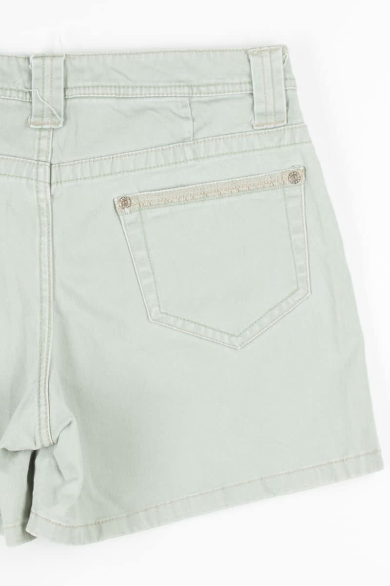 Olive Denim Shorts (sz. 6)