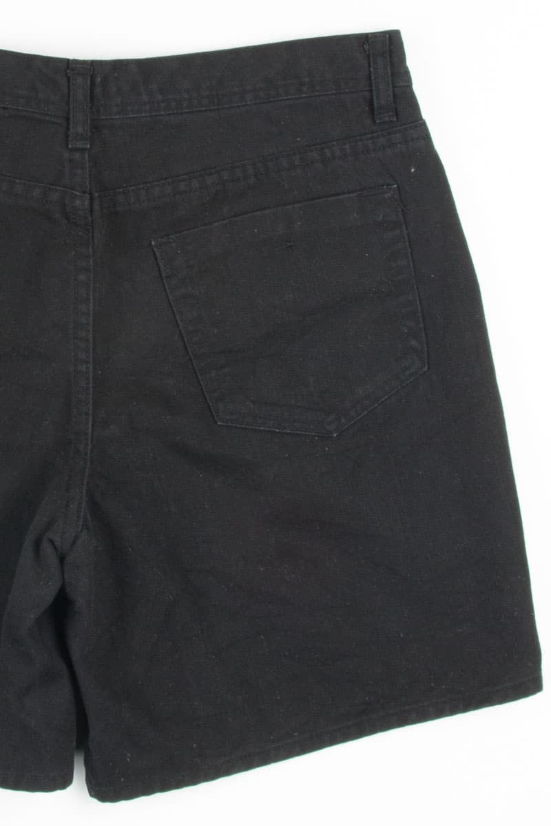 Black High Rise Denim Shorts (sz. 8)