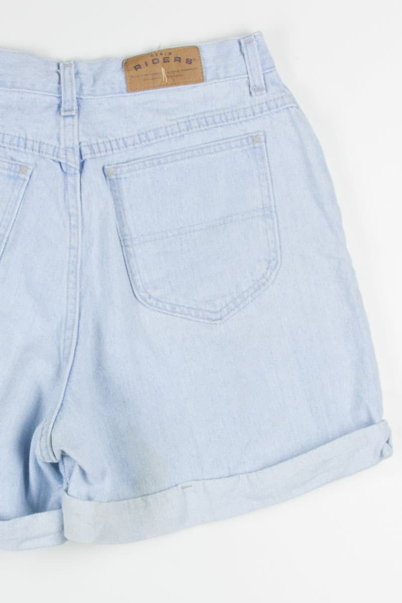 Cuffed Light Wash Denim Shorts (sz. 14 Med)