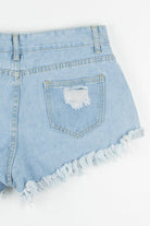 Distressed Cut Off Denim Shorts (sz. Large)