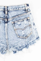 Acid Washed Cut Off Denim Shorts (sz. 8)
