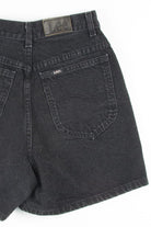 Black Lee High Waisted Denim Shorts (sz. 7 Med)