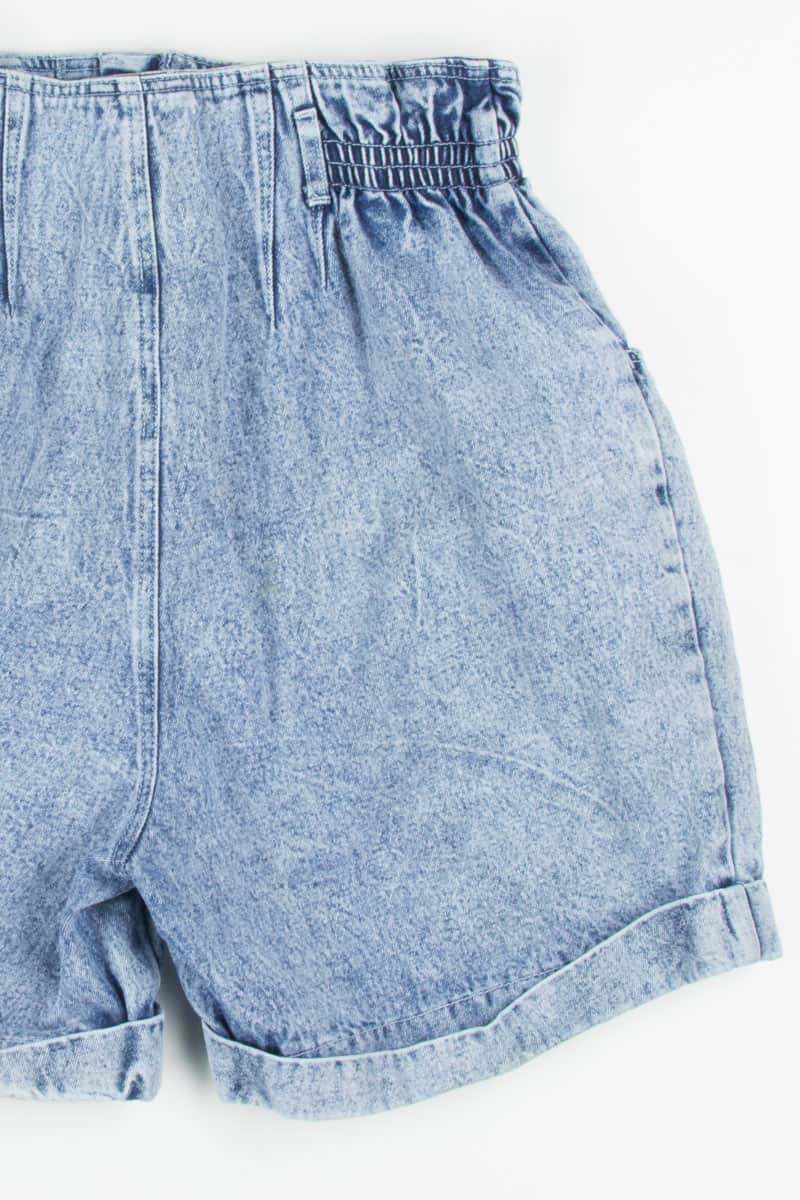 Vintage Acid Wash Paper Bag Shorts (sz. 14)