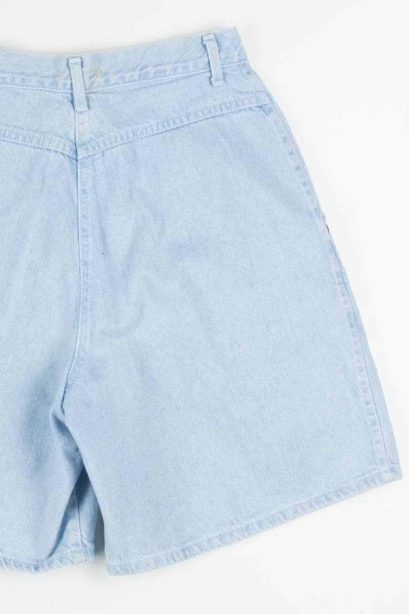 Vintage High Waisted Pleated Denim Shorts (sz. 14)