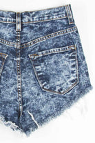 Acid Washed Cut Off Denim Shorts (sz. S)
