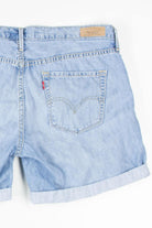 Light Wash Cuffed Levi's Denim Shorts (sz. 12)
