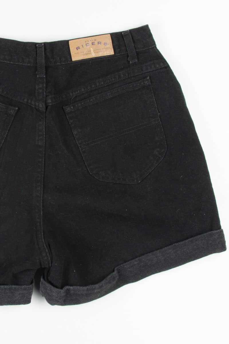Women's Black Riders Denim Shorts 298 (sz. 14M)