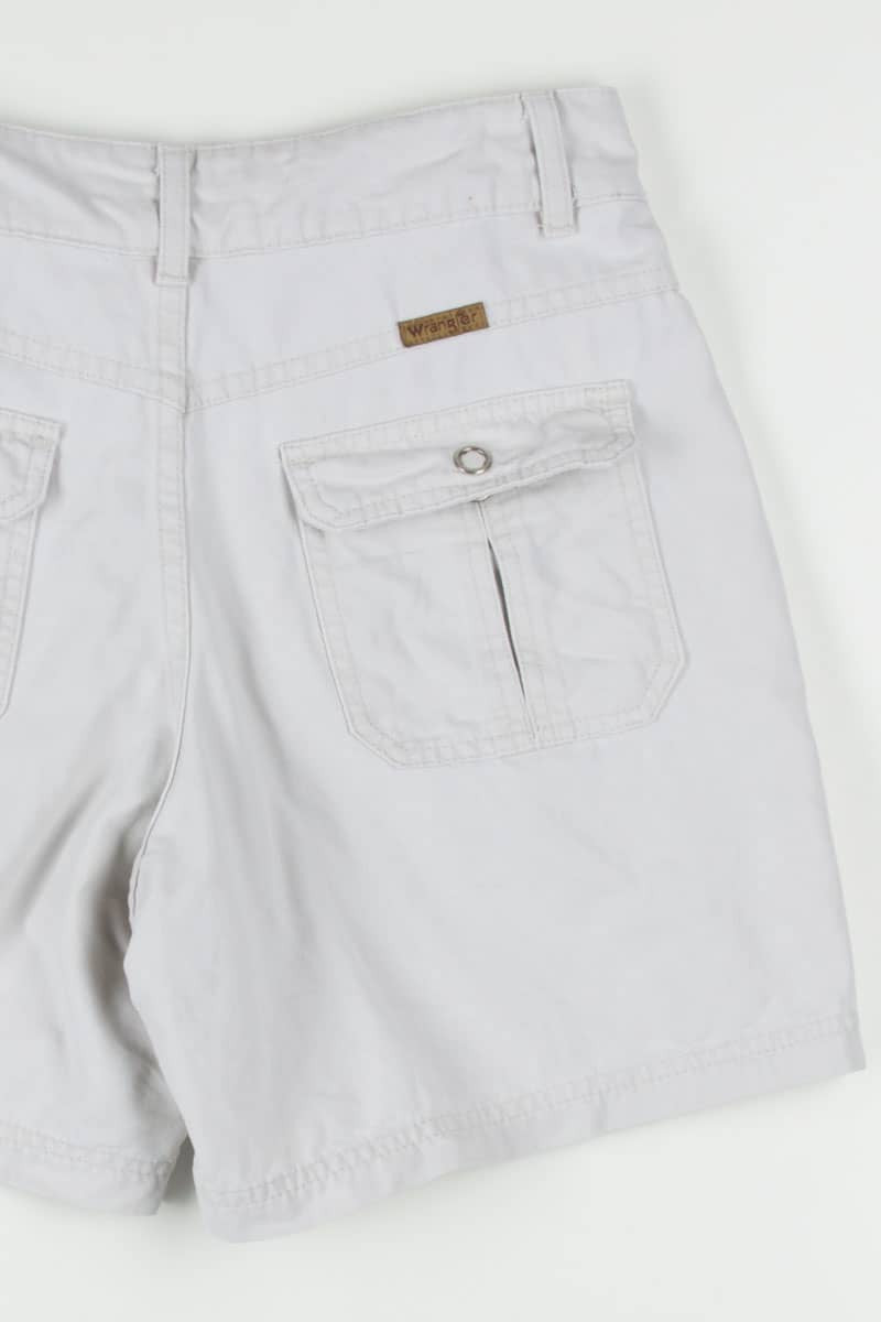 Women's Vintage Cream Wrangler Denim Shorts 308 (sz. 4)