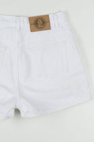 Women's Vintage White Denim Shorts 324 (sz. Medium)