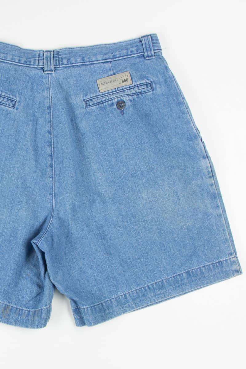 Women's Vintage Pleated Lee Denim Shorts 346 (sz. 31)
