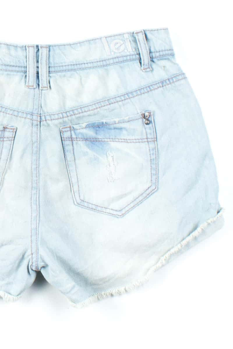 Distressed L.e.i. Denim Shorts (sz. 3 Reg)