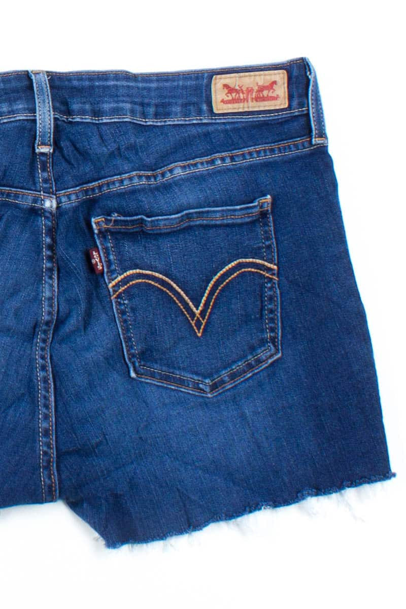 Dark Wash Levi's Denim Shorts