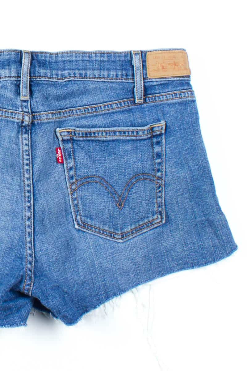 Levi's Cut Off Denim Shorts (sz. 8)