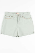 Olive Denim Shorts (sz. 6)
