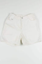 Cream Denim Shorts (sz. 12)