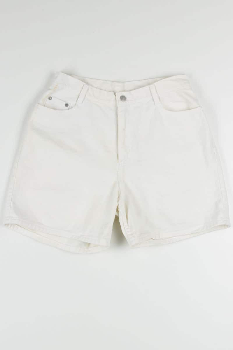 Cream Denim Shorts (sz. 12)