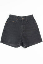 Black Lee High Waisted Denim Shorts (sz. 7 Med)