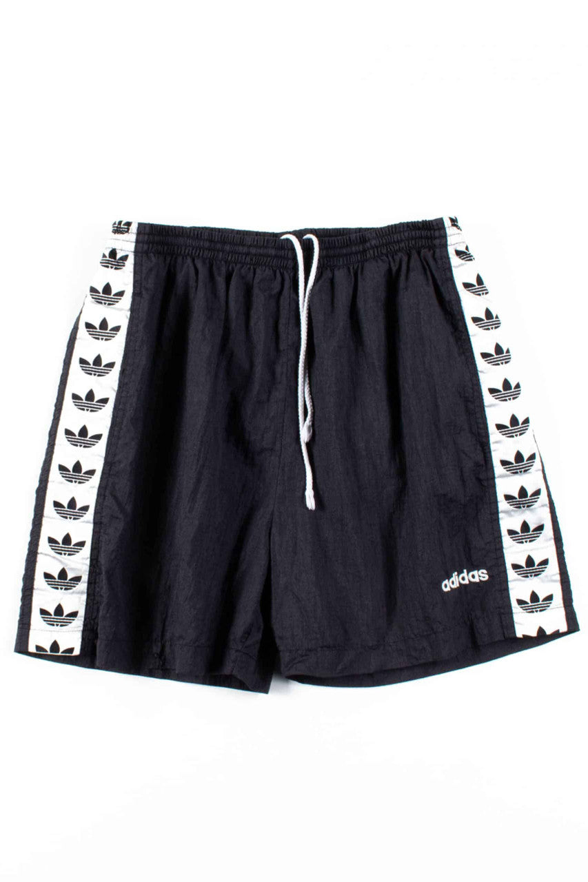 Black Vintage Adidas Athletic Shorts (sz. Medium)