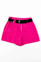 Fuschia Zip Up Shorts (sz. 7)