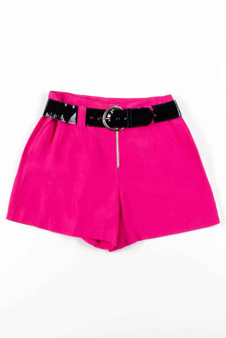 Fuschia Zip Up Shorts (sz. 7)