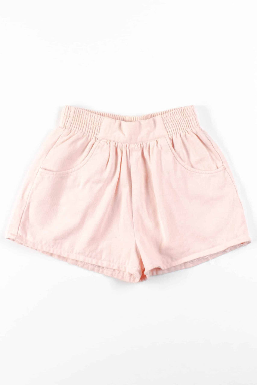 Pink Denim Pull-On Shorts (sz. Medium)