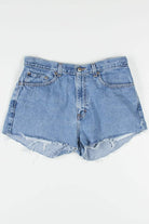 Light Wash Denim Cut Off Shorts (sz. 32)