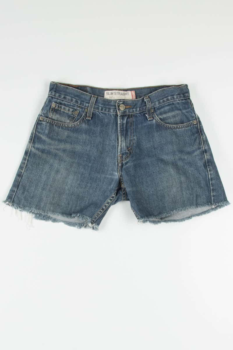 Dark Wash Cut Off Levi's Denim Shorts (sz. 30)