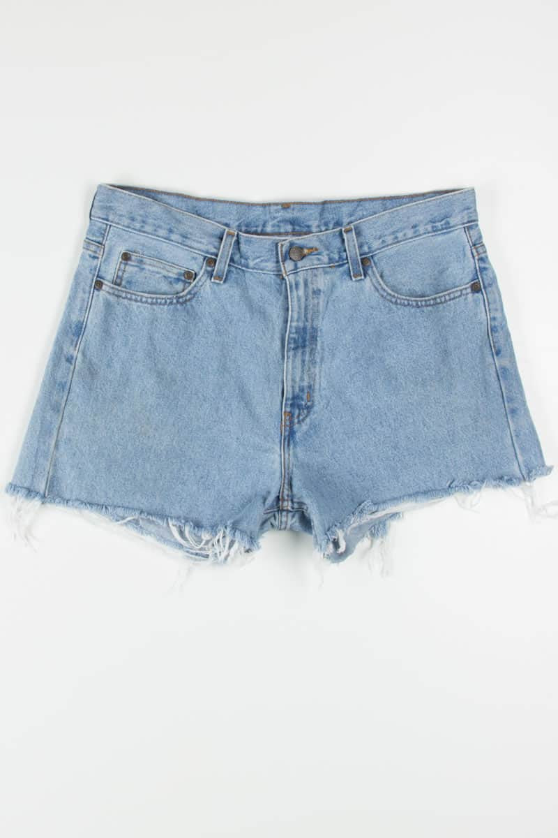Medium Wash Cut Off Denim Shorts (sz. 34)