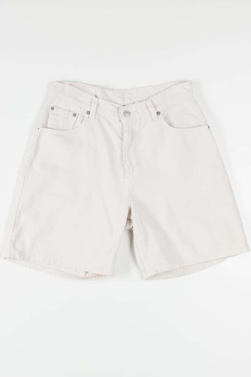 High Rise Khaki Levi's Denim Shorts (sz. 6)