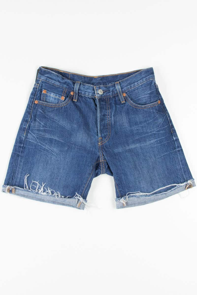Button Front Cut Off Levi's Denim Shorts (sz. 25)