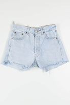 Button Front Cut Off Levi's Denim Shorts (sz. 32)