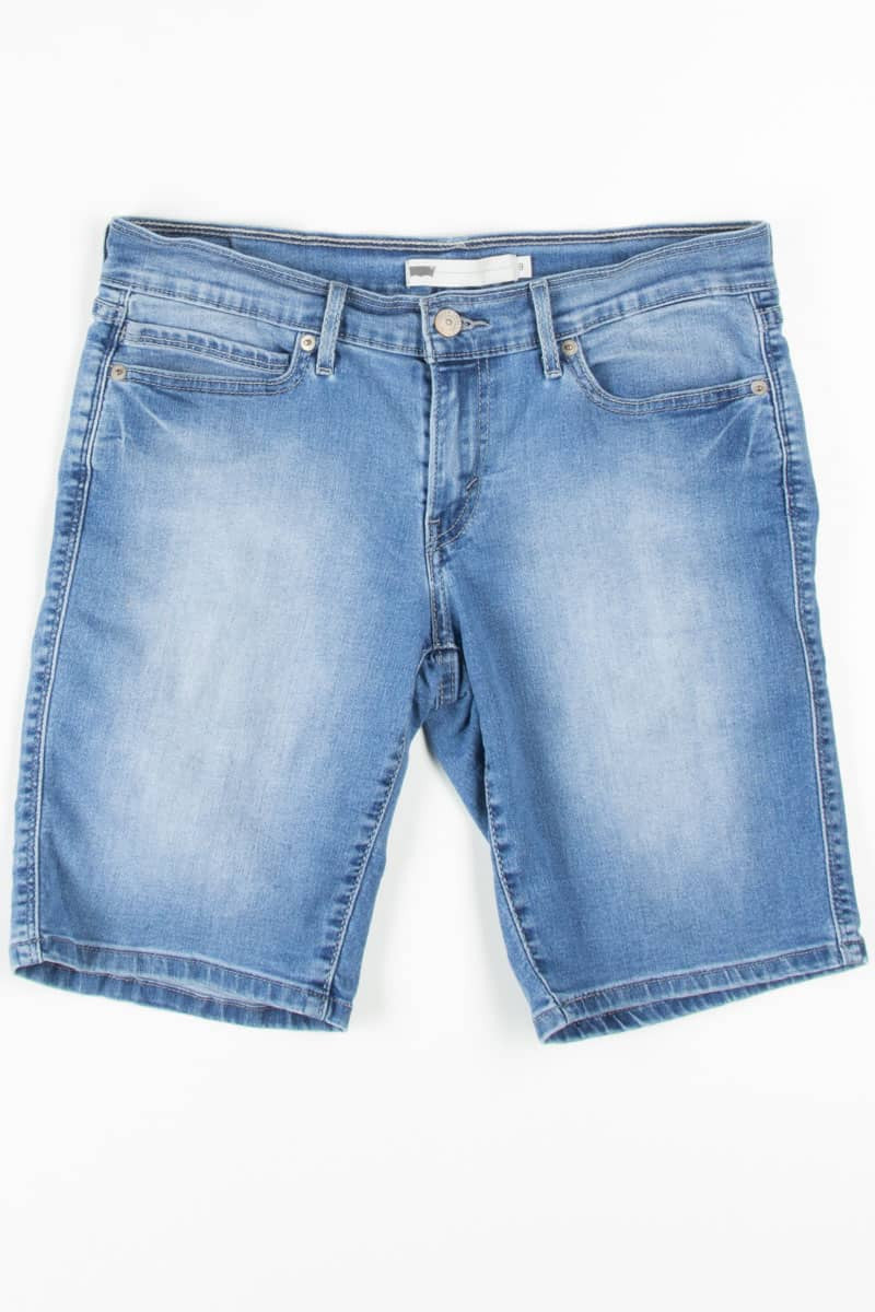 Medium Wash Stretch Denim Shorts (sz. 9)