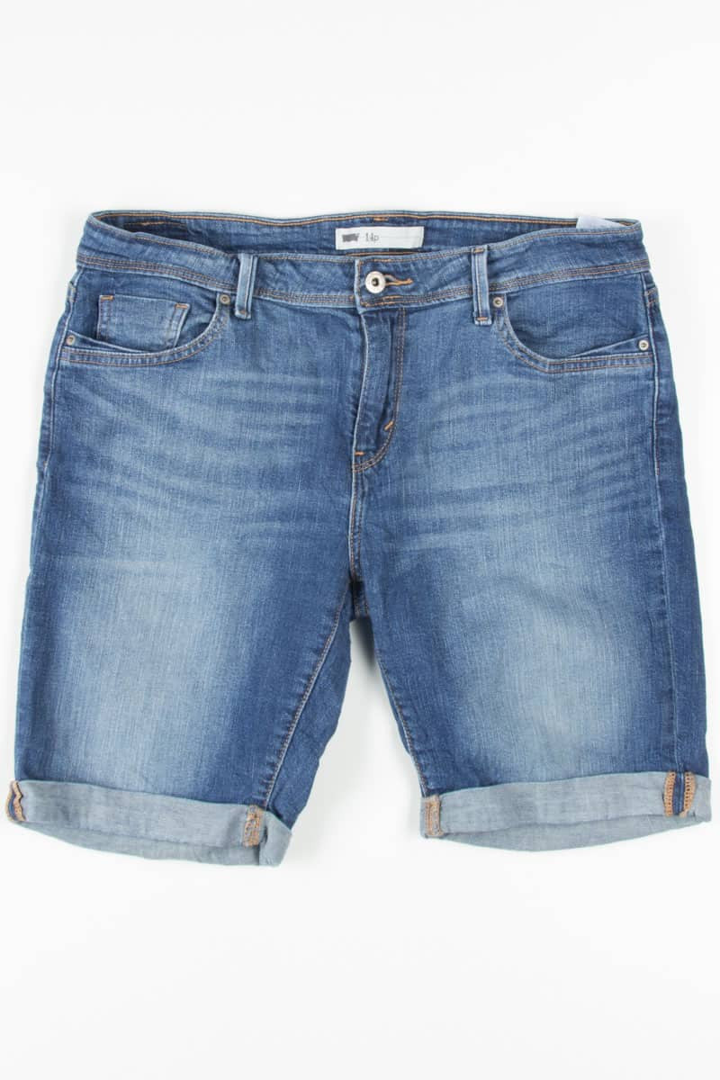 Dark Wash Levi's Denim Bermuda Shorts (sz. 14P)