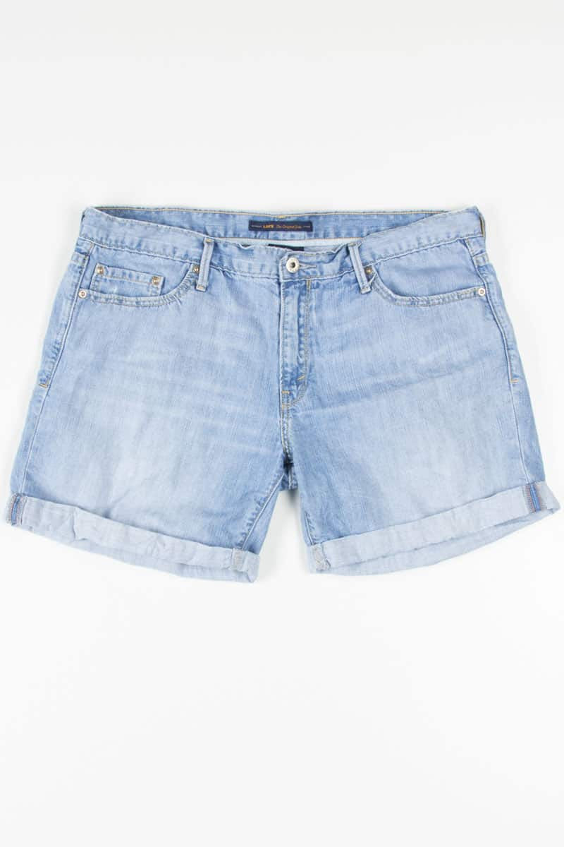 Light Wash Cuffed Levi's Denim Shorts (sz. 12)