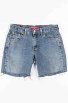 Cut Off Levi's Denim Shorts 245 (sz. 8 Mis M)