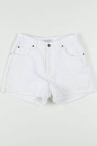 Women's Vintage White Denim Shorts 324 (sz. Medium)