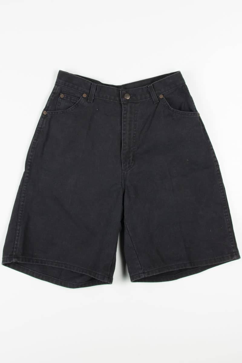 Women's Vintage Black Denim Shorts 345 (sz. 10)