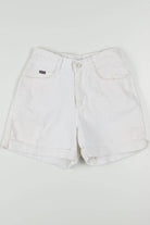 Women's Vintage White Riders Denim Shorts 349 (sz. 10 M)