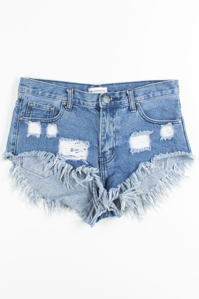 Women's Denim Shorts 39 (sz. Medium)