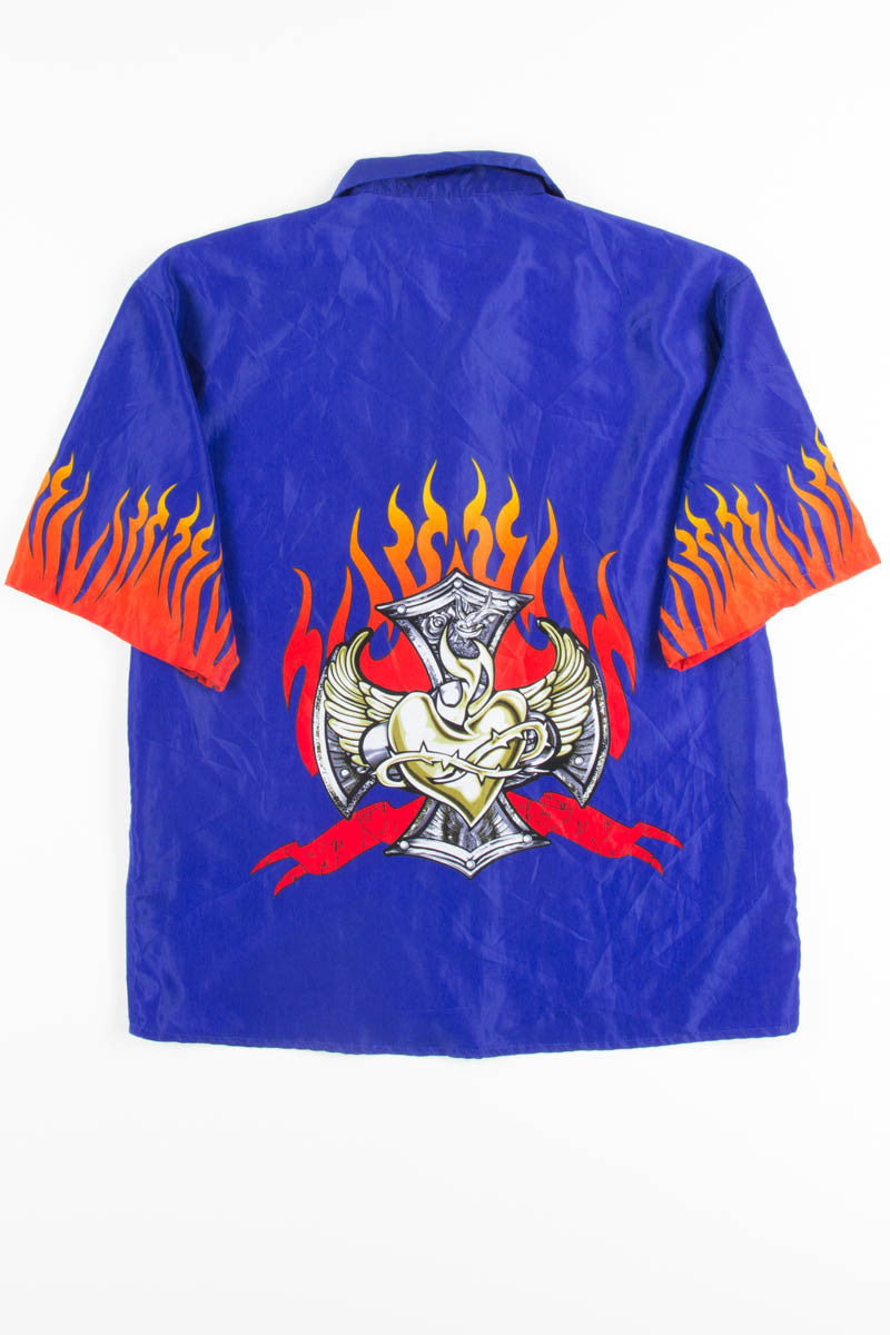 Barbwire Heart Rave Y2K Shirt
