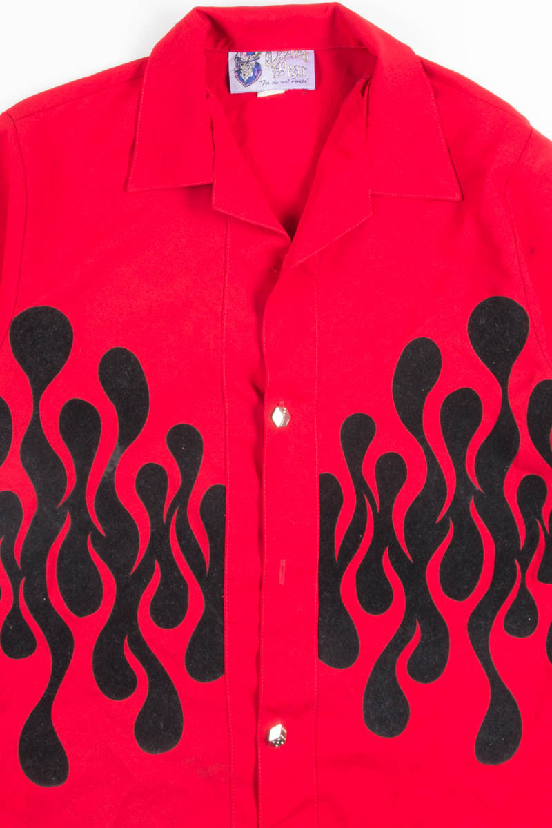 Felt Blobs Rave Y2K Shirt