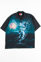 Silver Demon Rave Y2K Shirt